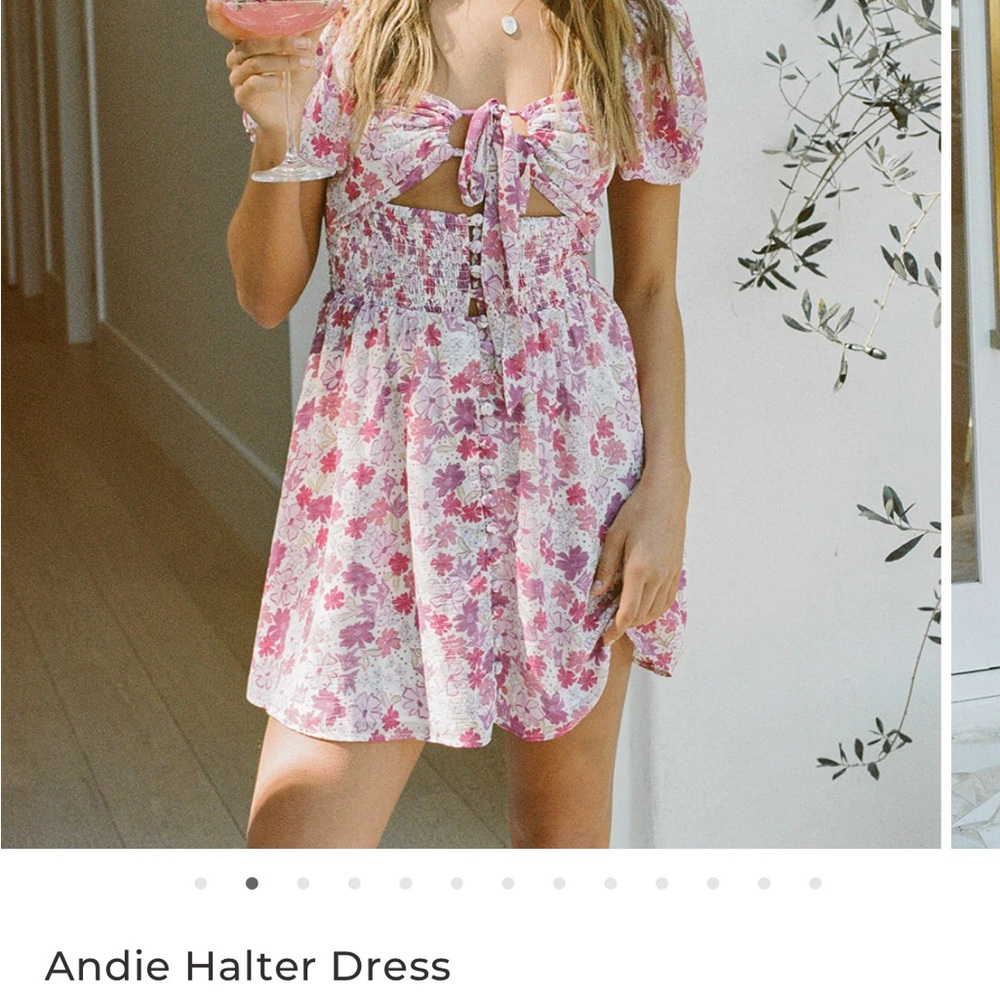 ISO SABO skirt andie halter dress